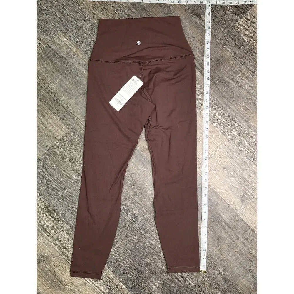 CRZ YOGA Womens High Rise Leggings Taupe Brown Size M 8 10 NWT Athletic Yoga - Picture 4 of 5